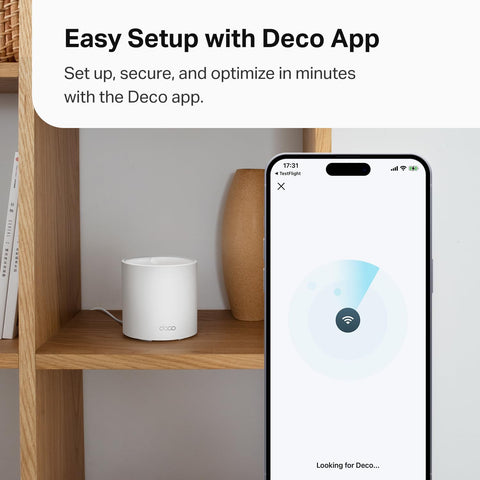 TP-Link Dual-Band AX1500 WiFi 6 Mesh Wi-Fi System (Deco X15) | Replaces Routers and Extenders | Covers up to 3,900 sq.ft. | 2 Gigabit ports per unit, supports Ethernet Backhaul | 2024 Release (2-Pack)