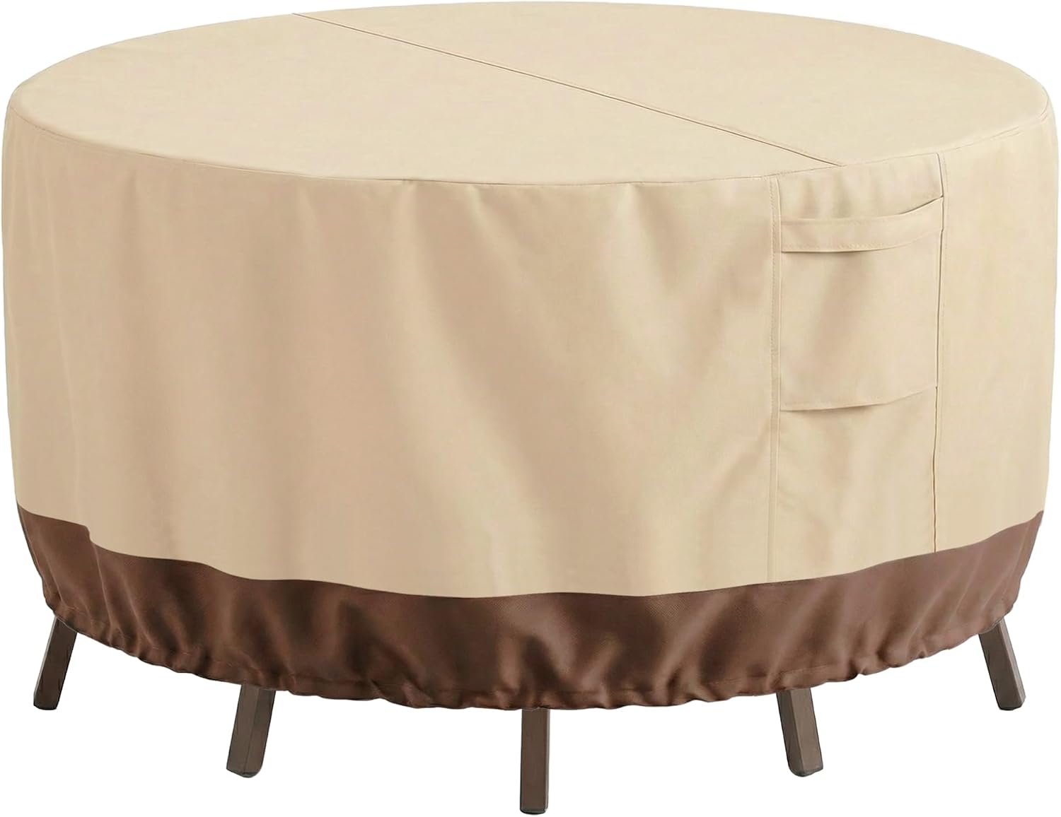 Patio Furniture Covers Waterproof, Outdoor Furniture Covers Waterproof Windproof with Padded Handles, Heavy Duty 600D Oxford Outdoor Table Chair Set Cover