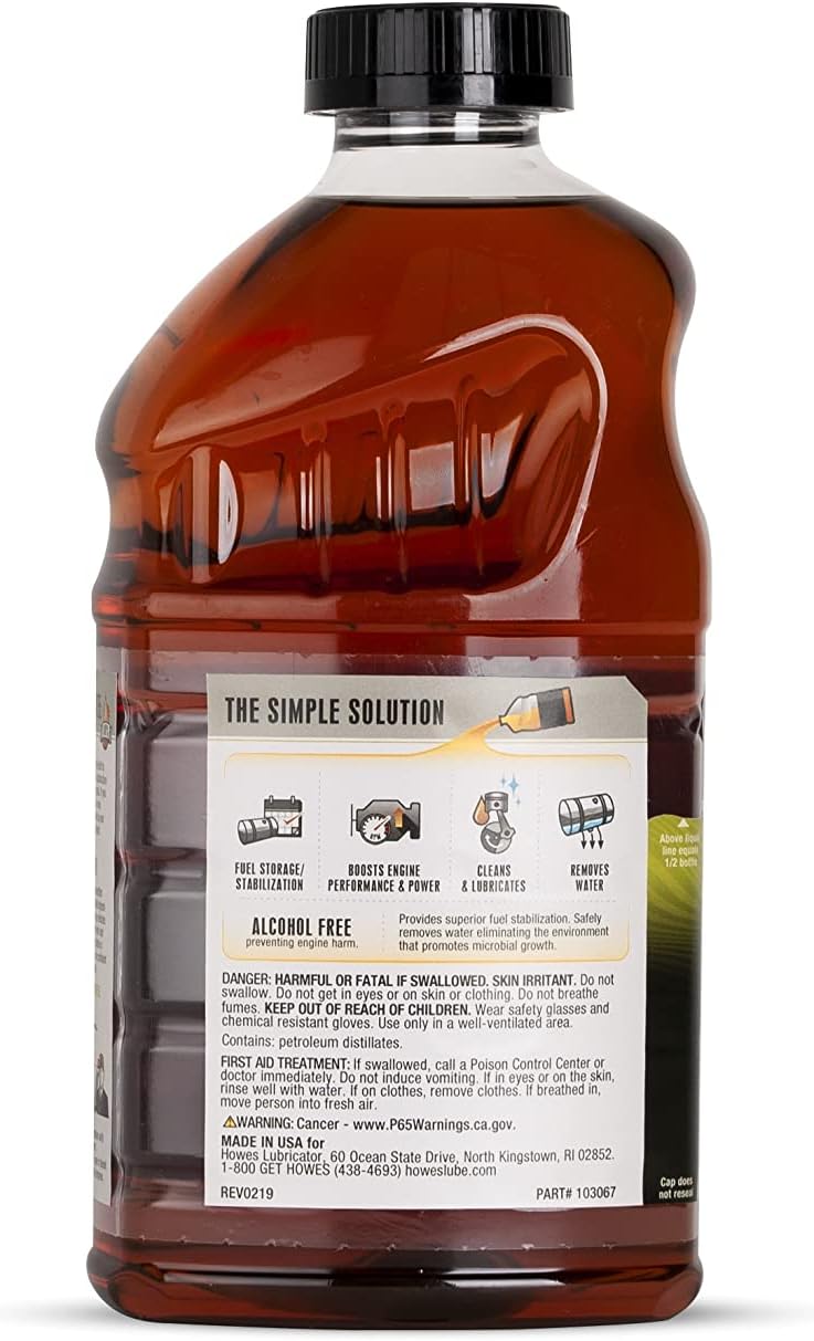 Howes Meaner Power Kleaner 32-ounce Fuel Stabilizer, Six 32oz Bottles