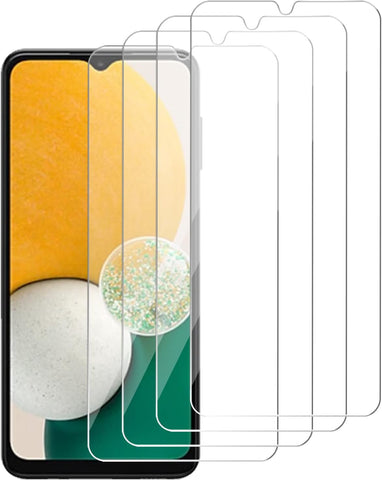 [4 Pack Glass Screen Protector Compatible for Samsung Galaxy A13 5G / A13 4G/A13 LTE/A12 [9H Hardness]-HD Screen Tempered Glass, Scratch Resistant,[Case Friendly] sm-a136u a125a a125w