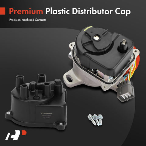 A-Premium Ignition Distributor with Cap and Rotor, 2.0L L4, 8 Blade