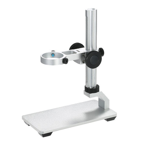 Jiusion Aluminium Alloy Universal Adjustable Professional Base Stand Holder Desktop Support Bracket for Max 1.4" in Diameter USB Digital Microscope Endoscope Magnifier Loupe Camera