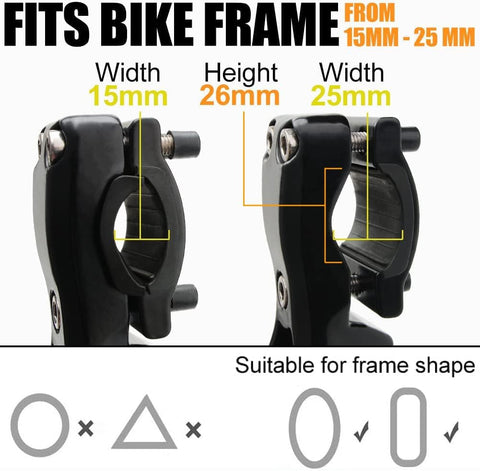 TOPCABIN Bike Kickstand Adjustable Aluminium Alloy Bicycle Kickstand Bike Side Kickstand Fit for 22" 24" 26" 28" Mountain Bike Road cycling/BMX/MTB (Black for 22-24-26-27-28 inch bike)