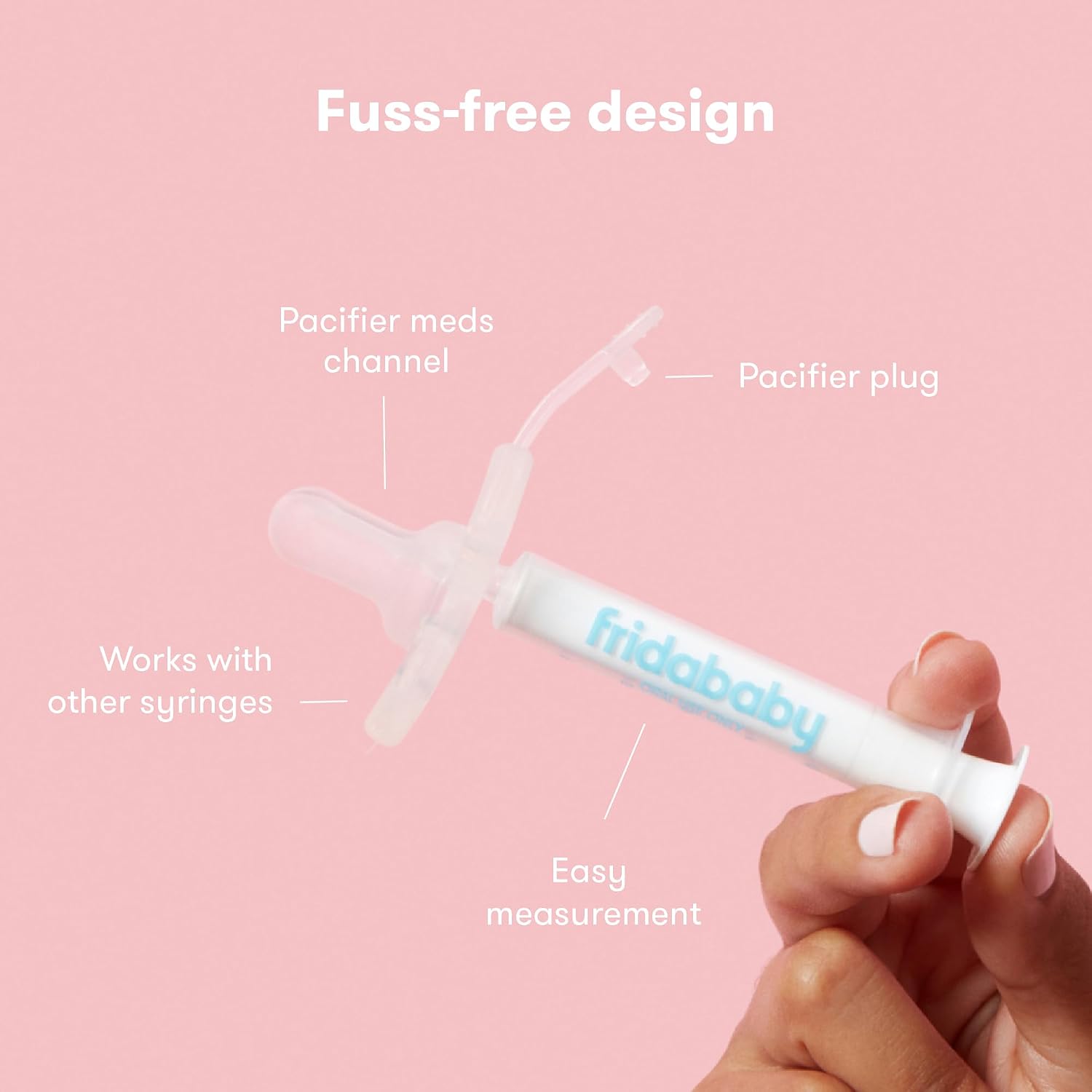 Frida Baby Medicine Pacifier Syringe, Accu-Dose Paci, Medi Frida, Fuss Free