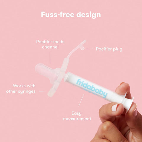 Frida Baby Medicine Pacifier Syringe, Accu-Dose Paci, Medi Frida, Fuss Free