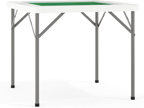 Flash Furniture 34.5" White Folding Card Game Table