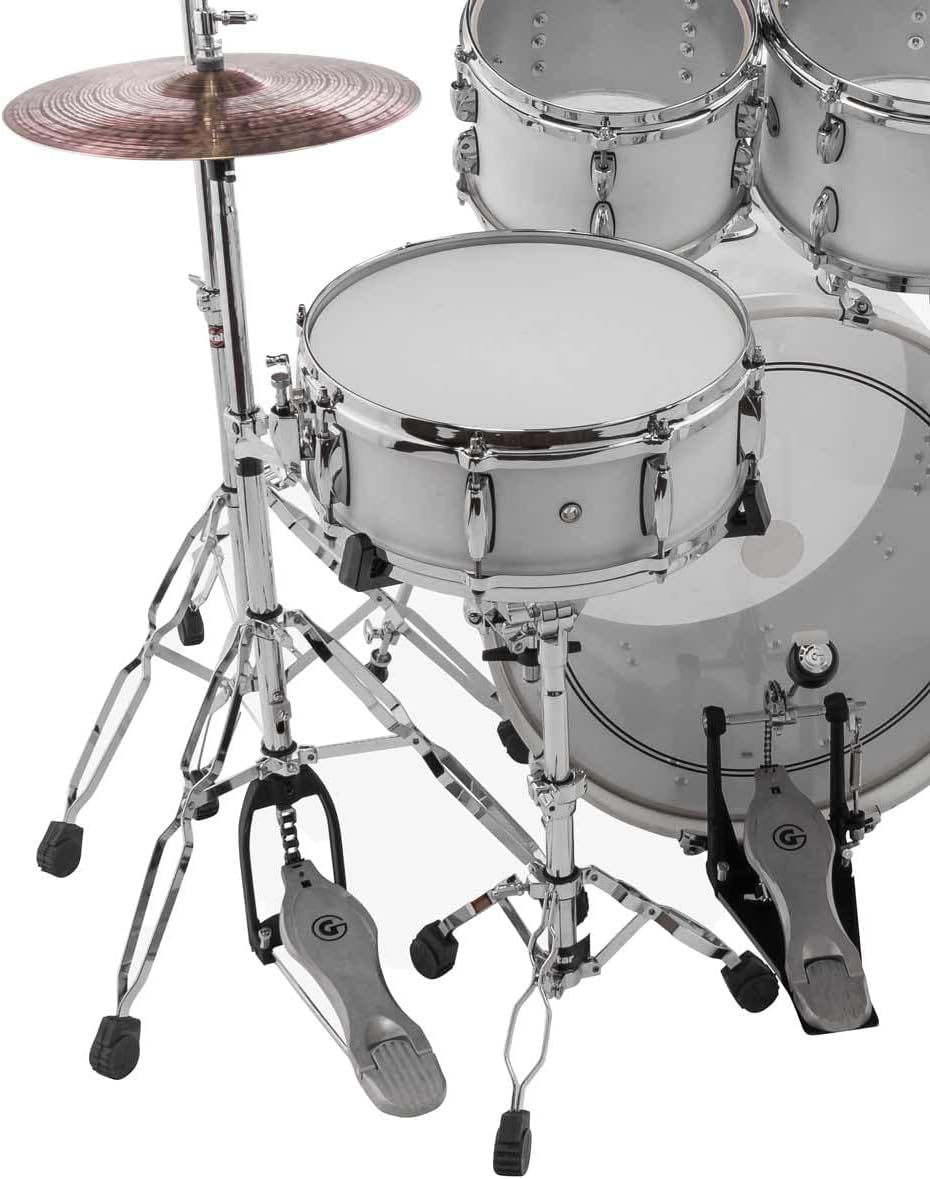 Gibraltar Medium Weight Double Braced Hi-Hat Stand, Percussion Chrome Drum Set Hardware, For Snare Drum Practice Pad, 5707