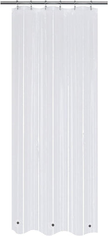 Mrs Awesome 32x72 Stall Size Shower Curtain Liner Clear