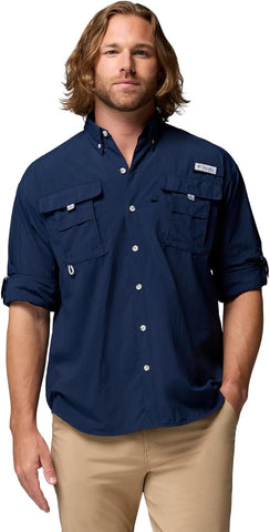 Columbia Men's PFG Bahama II Long Sleeve Fishing Shirt