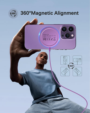 Magnetic Wireless Charger Fast Apple Mag-Safe Charger