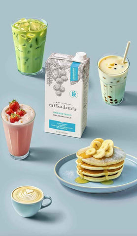 milkadamia Macadamia Milk, Unsweetened, 32 Fl Oz (Pack of 6) | Shelf Stable Plant Based Milk, Dairy Free, Lactose Free, Vegan, Non GMO, Gluten Free, Great for Coffee, Smoothies, and Baking