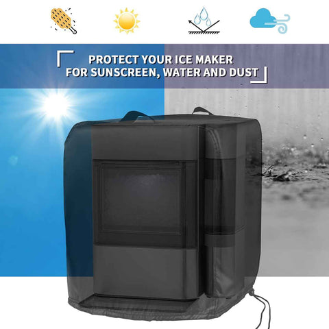 18 in Ice Maker Cover for GE Profile Opal 2.0 Nugget Ice Maker Countertop