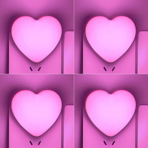 INZU Night Lights Plug into Wall, LED Night Light for Kids, Cute Nightlight with Auto Dusk to Dawn Sensor, LED Nightlight with Soft Warm Light for Bedroom, Nursery, Bathroom, Hallway (4Pack Pink)