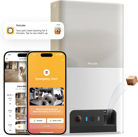 Petcube Bites 2 Lite - WiFi Pet Camera with Treat Dispenser & App