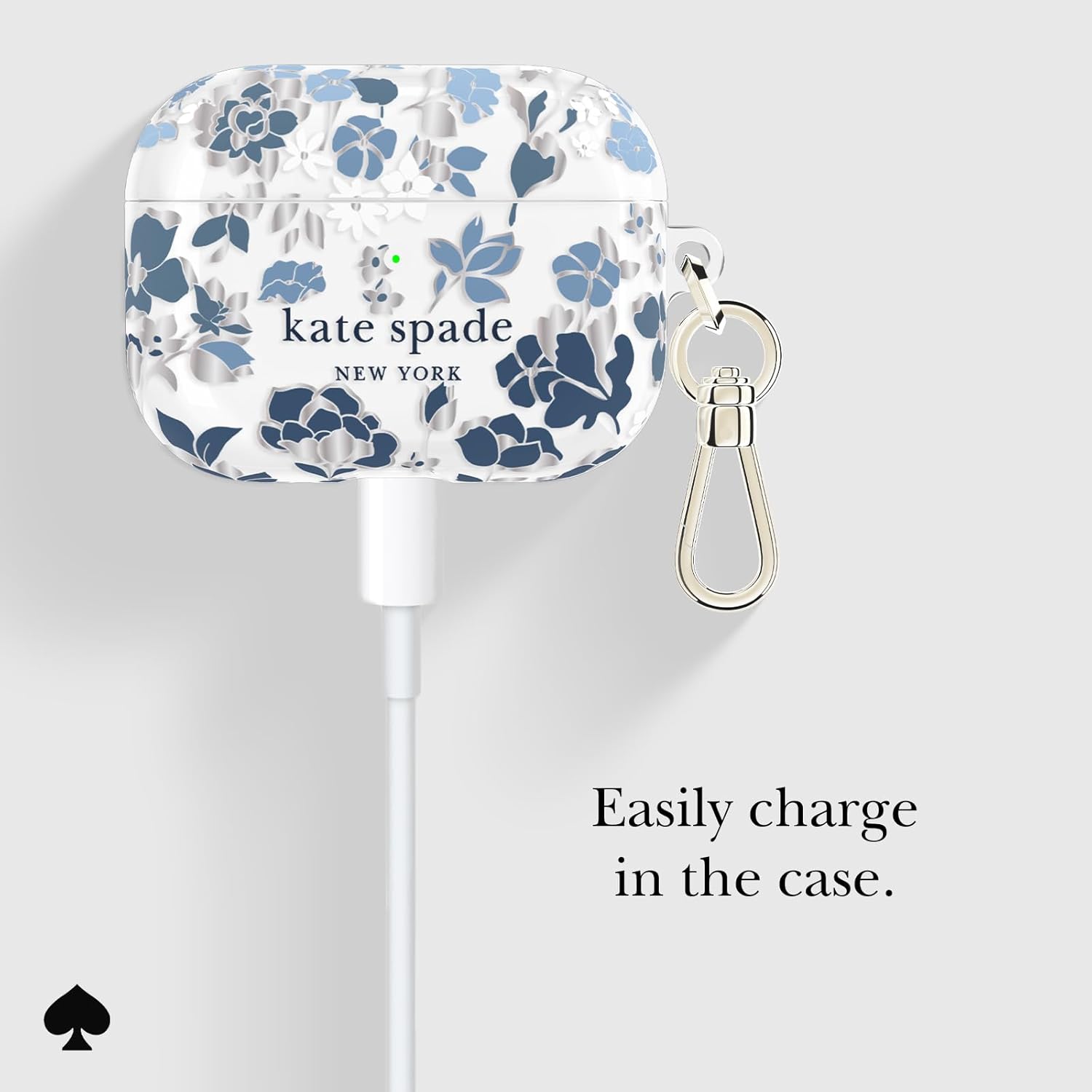 kate spade new york AirPods Pro 3 Case - Flowerbed Blue