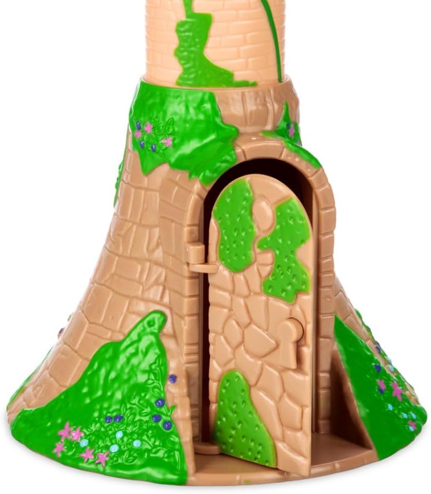 Disney Store Action Toys Rapunzel Tower Playset - 19-Piece Tangled Play Set with Rapunzel, Flynn & More Princess Toys- Includes Tower Apartment, Sculpted Figures & Art Accessories