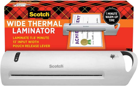 Scotch Thermal Laminator, Extra Wide 13 Inch Input | Ideal for Teachers, Small Offices, or Home, TL1302X