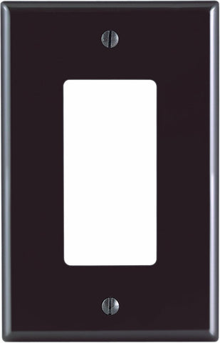 Leviton 1-Gang 1-Decora Midway Nylon Wallplate, PJ26-T, Light Almond