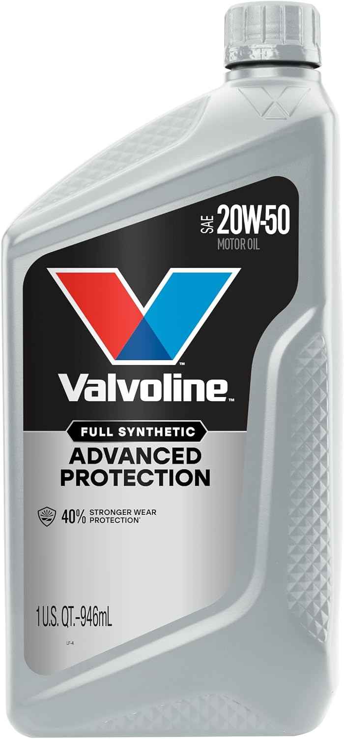 Valvoline Advanced Full Synthetic SAE 20W-50 Motor Oil 1 QT