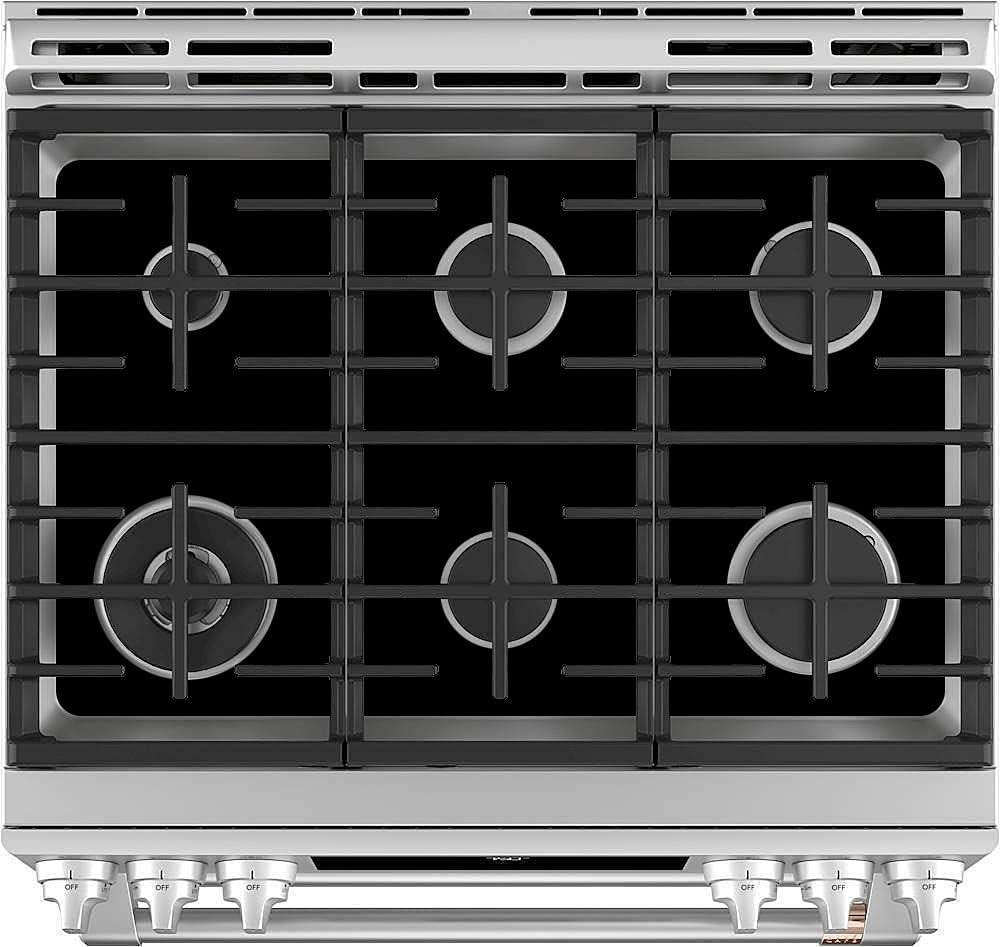 CookTop Protector for General Electric GE Gas CookTop, Custom Fit Ultra Thin Reusable Burner Splatter Spill Guard Protective Cover Liner - CGU366P4TW2