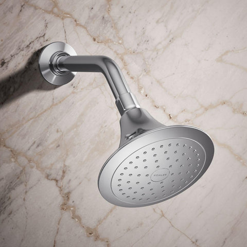 KOHLER 10282-AK-CP Forté® Single-function showerhead, 2.5 GPM, Corrosion Resistant Finish, Polished Chrome