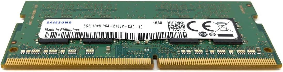 Samsung M471A1K43BB0-CPB 8GB PC4-17000 DDR4-2133MHz Non-ECC Unbuffered CL15 260-Pin SoDimm 1.2V Single Rank Memory Module - OEM