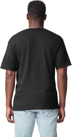 Gildan Unisex Adult DryBlend Workwear T-Shirts with Pocket, 2-Pack