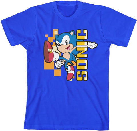 Sonic The Hedgehog 3-Pack Boy's Crew Neck Short Sleeve T-Shirt Combo Set