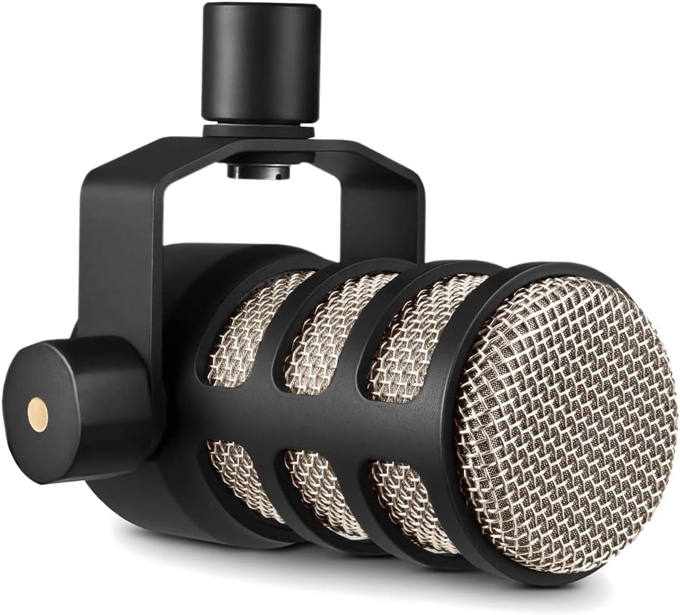 RØDE PodMic Cardioid Dynamic Broadcast Microphone — XLR Output, Requires Audio Interface (RØDECaster, AI-1, or similar). For USB Plug-and-Play, see PodMic USB.
