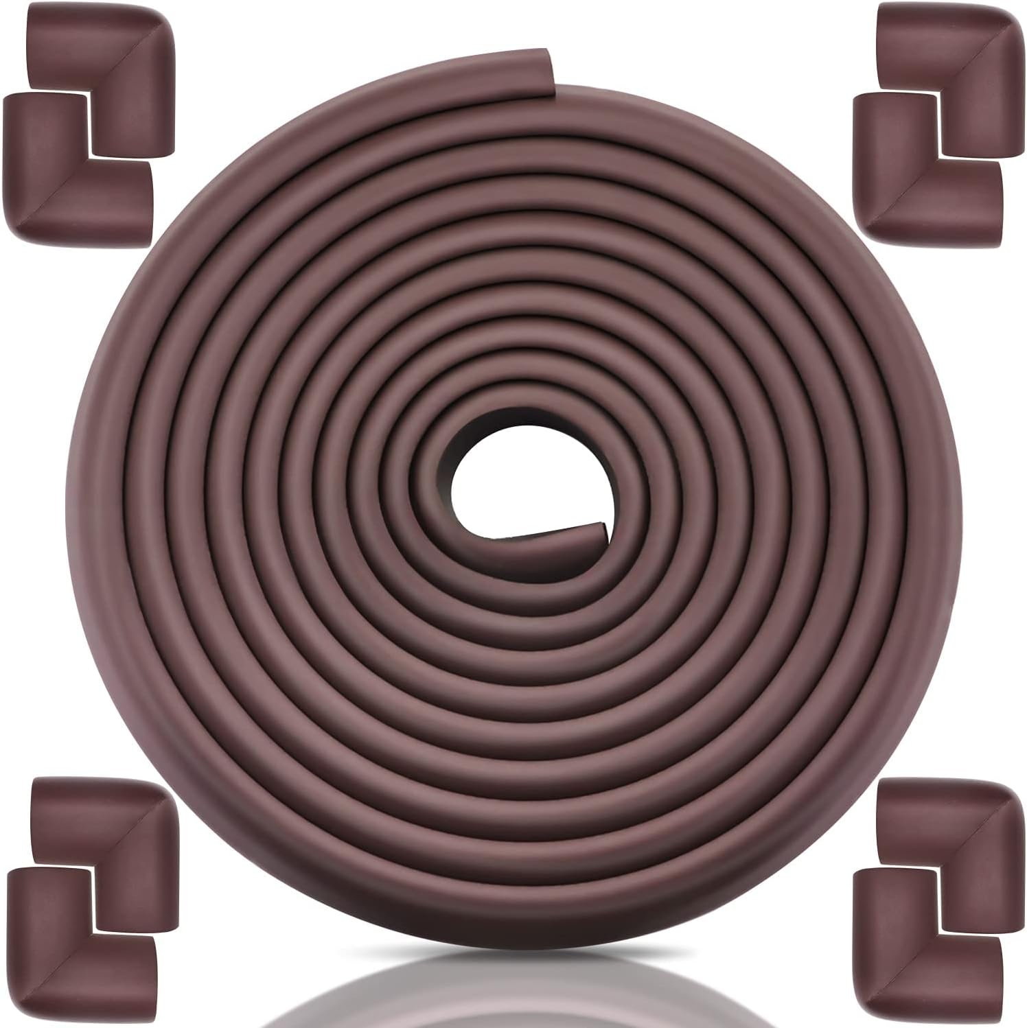 Baby Proofing Edge Corner Protectors for Furniture, 18ft Edge + 8 Corners