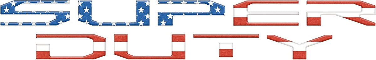 Hood Letter Inserts - Compatible with 2023-2026 Super Duty