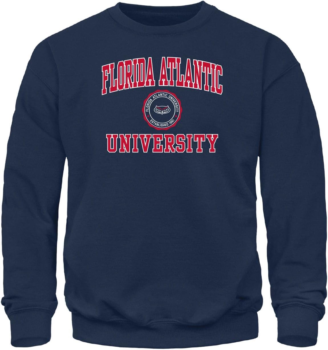 Barnesmith Crewneck Sweatshirt for College, Heritage Logo, Adult Unisex