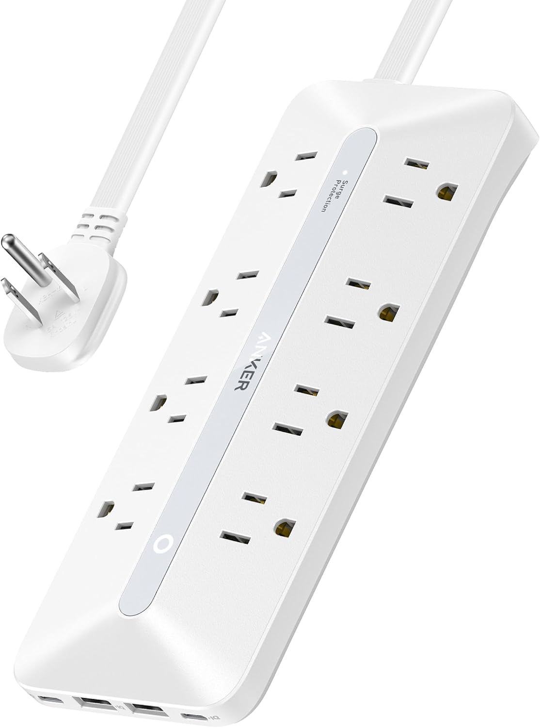 Anker Power Strip, 900J Surge Protector, 35W Max