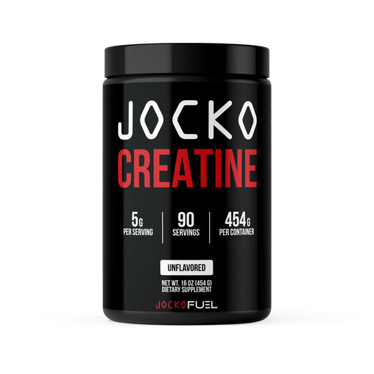 Jocko Fuel Creatine Monohydrate Powder - Creatine for Men & Women, Supplement for Athletic Performance & Muscle Health, 90 Servings 16 oz (Unflavored)