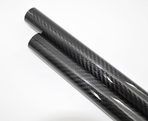 1pcs Roll Wrapped Carbon Fiber Tube/Tubing/Shaft OD 20mm X ID 16mm X Length 1000mm 3K Glossy Twill Weave Surface