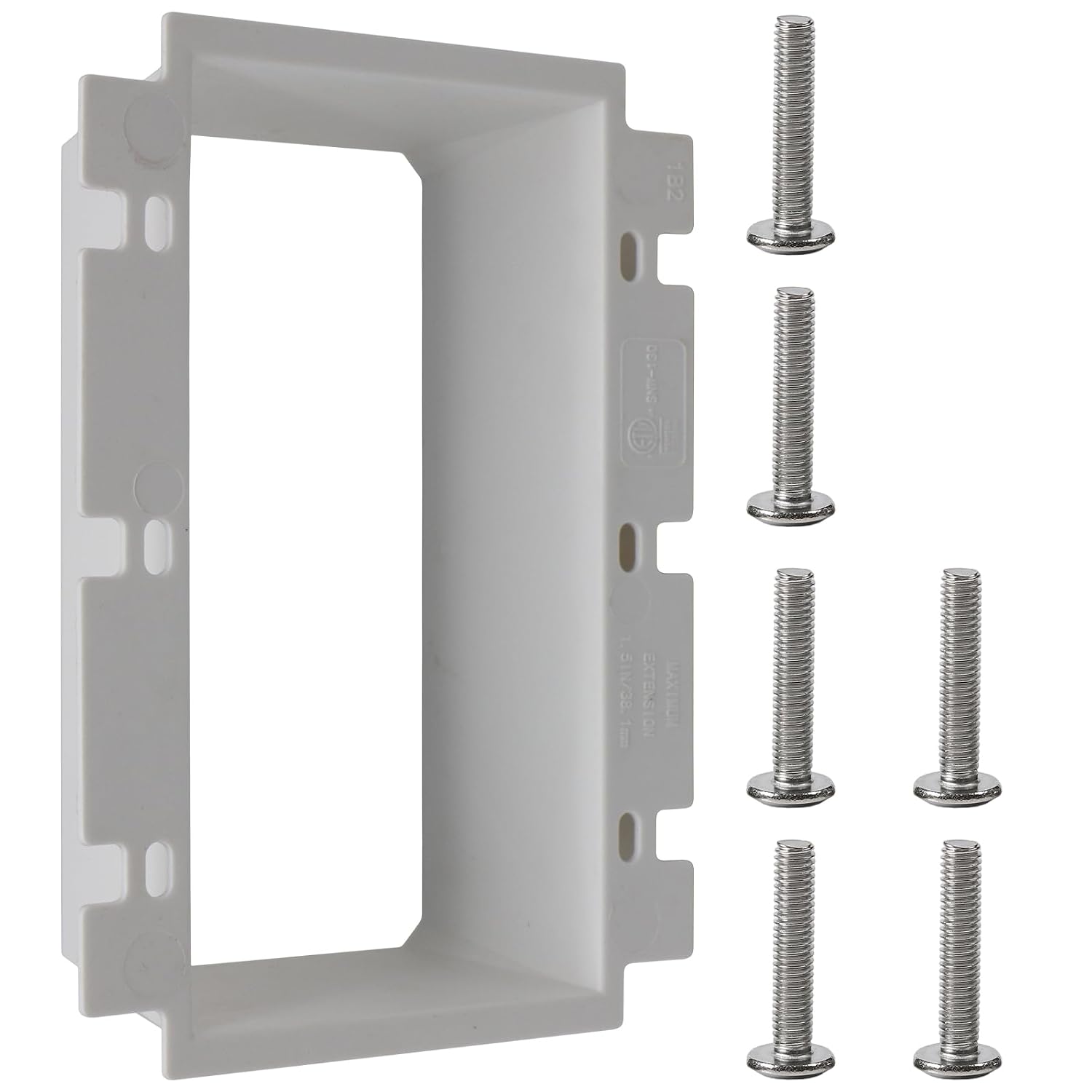 3-Gang BE3 Non-Metallic Electrical Power Outlet Box Extender