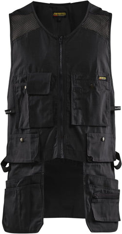 Blaklader Men's Ripstop Kangaroo Mesh Work Vest with Utility Pockets