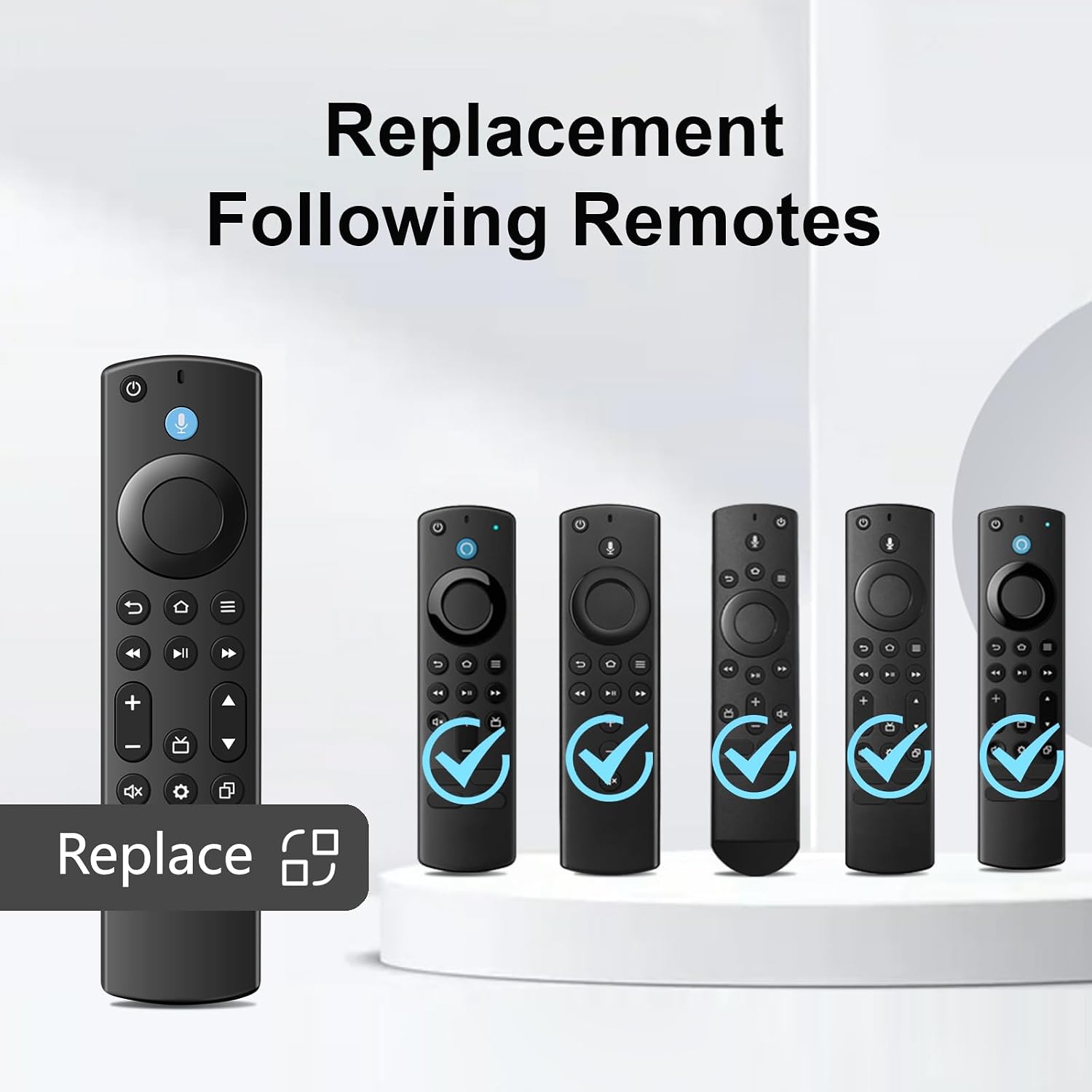 Replacement TV Remote for Fire Stick, Firestick, Amazon Fire Smart TV