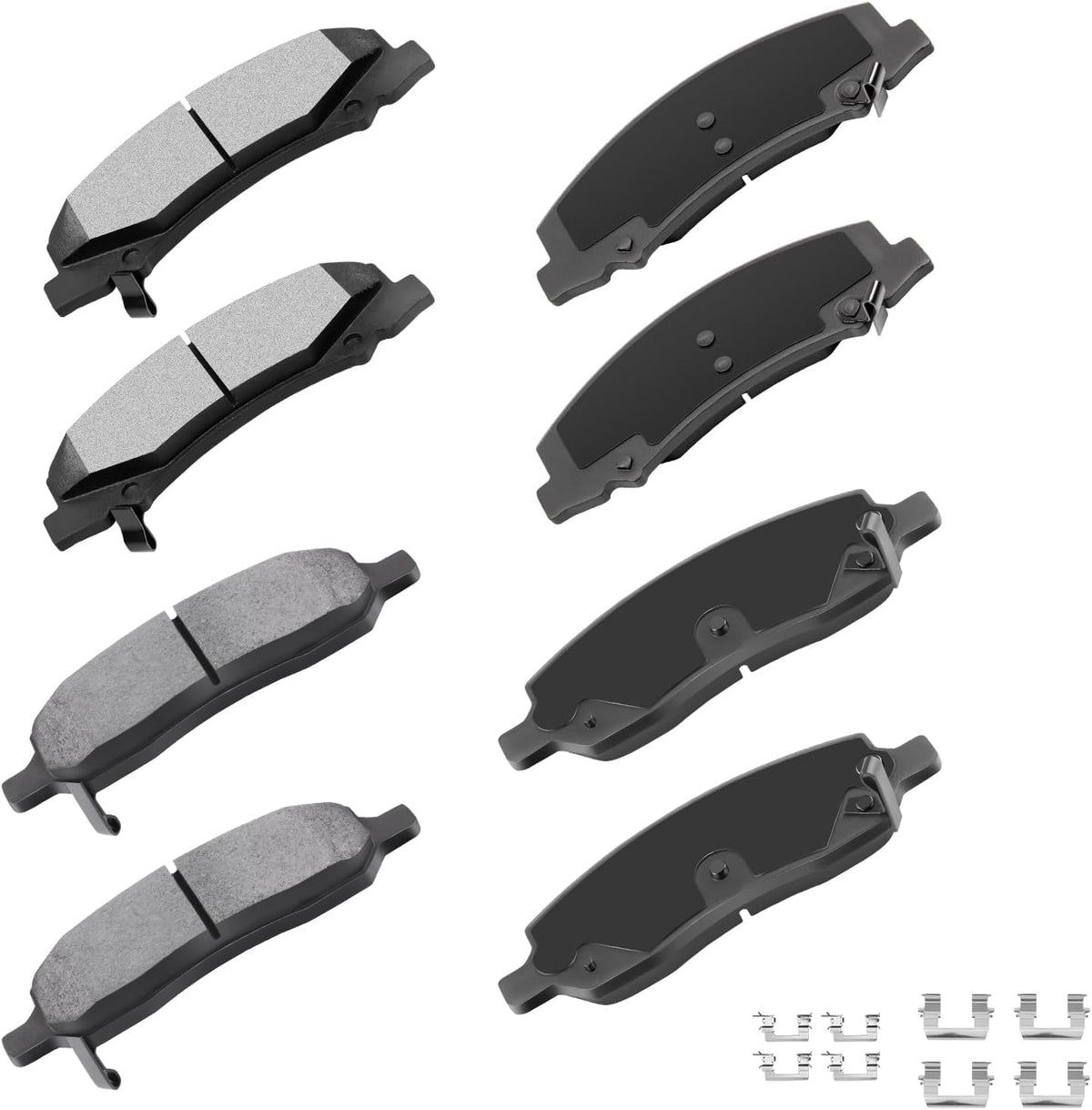 cciyu D1159 D1172 Front Rear Ceramic Brake Pads Kits 8pcs