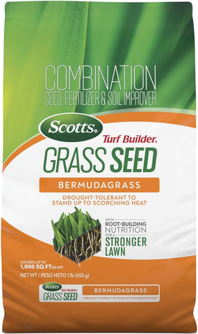 Scotts Turf Builder Grass Seed Bermudagrass, 1 lb.