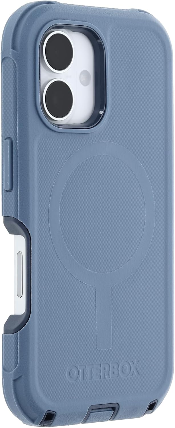 OtterBox iPhone 16 Defender Series Case - Baby Blue Jeans -