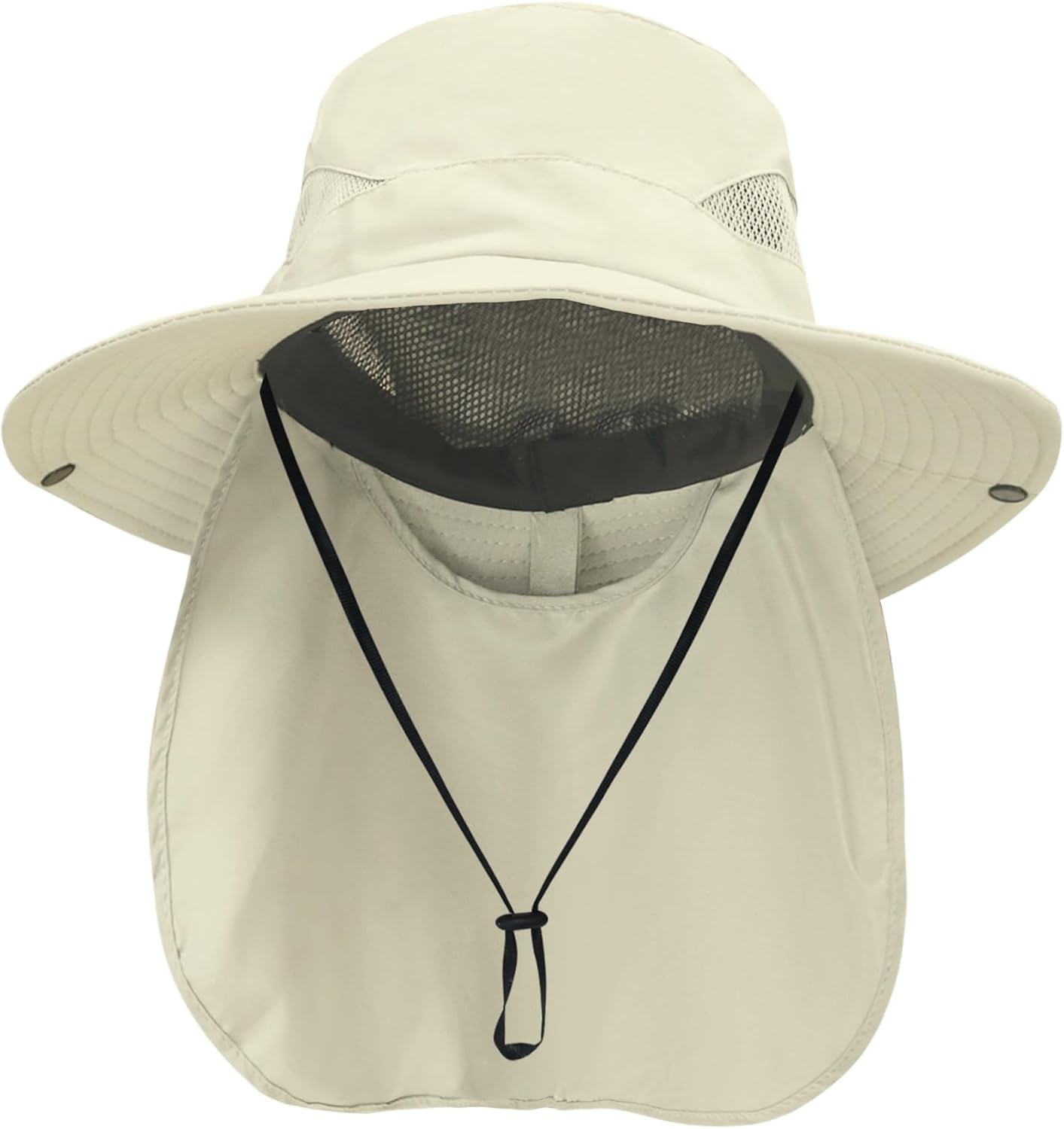 NPQQUAN Sun Hats for Men Women with Neck Flap UPF 50+ UV Protection
