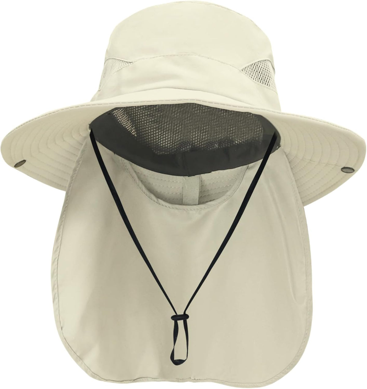 NPQQUAN Sun Hats for Men Women with Neck Flap UPF 50+ UV Protection