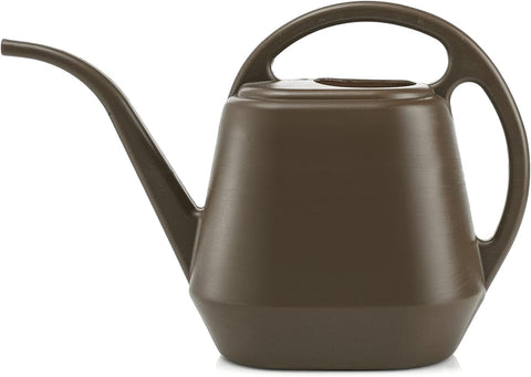Fasmov Plastic Watering Can, 1-Gallon, Deep Gray