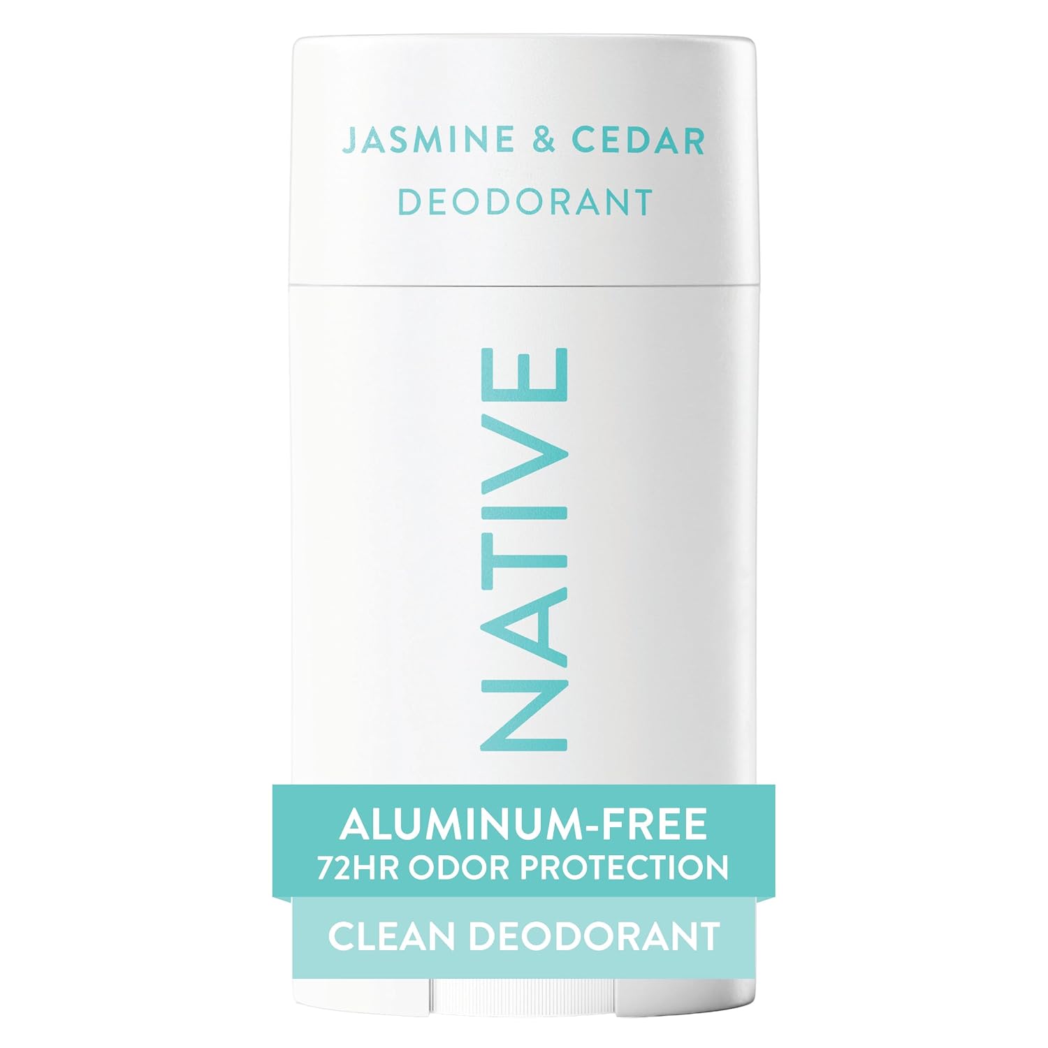 Native Deodorant Contains Naturally Derived Ingredients, 72 Hour Odor Control, Deodorant for Women and Men, Aluminum Free, Jasmine & Cedar 2.65oz