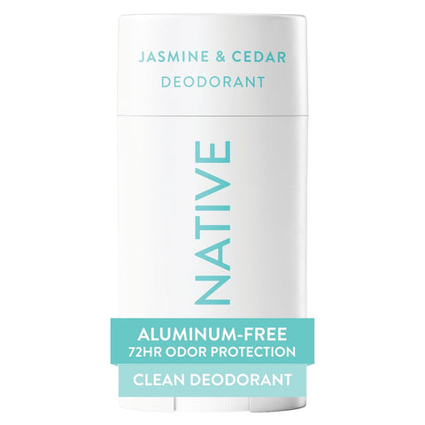 Native Deodorant Contains Naturally Derived Ingredients, 72 Hour Odor Control, Deodorant for Women and Men, Aluminum Free, Jasmine & Cedar 2.65oz