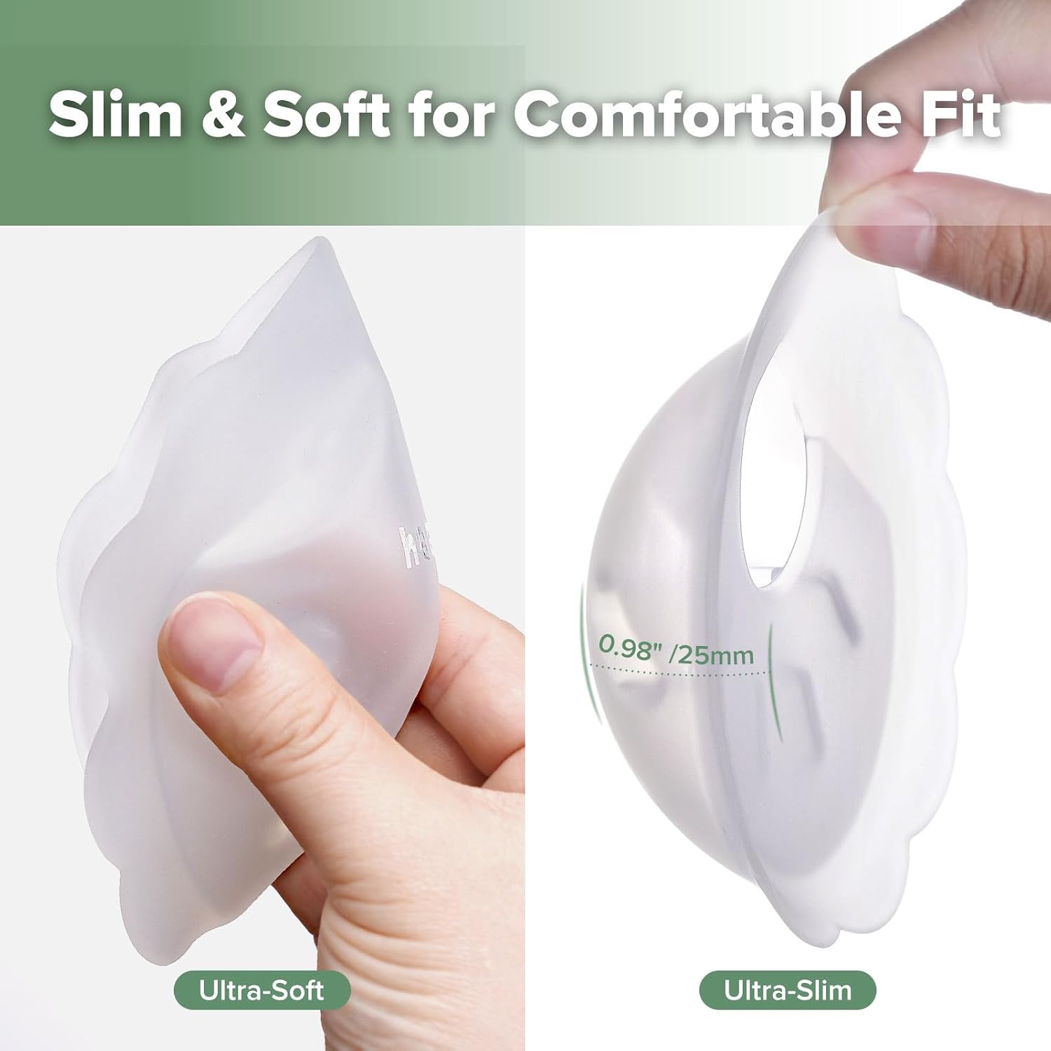 haakaa Petal Soft Passive Silicone Milk Collector for Breastfeeding - 1PC