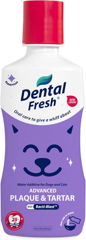 Dental Fresh Advanced Water Additive for Dogs & Cats, 8 fl oz