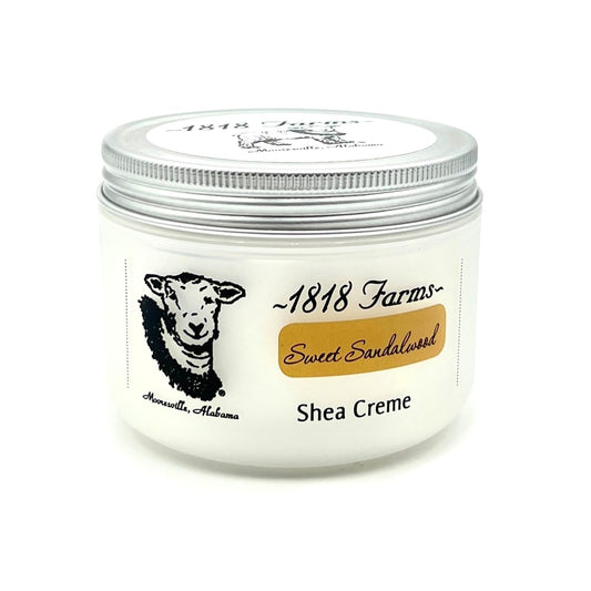 1818 Farms Shea Creme, 8 Fluid Ounces, Sweet Sandalwood