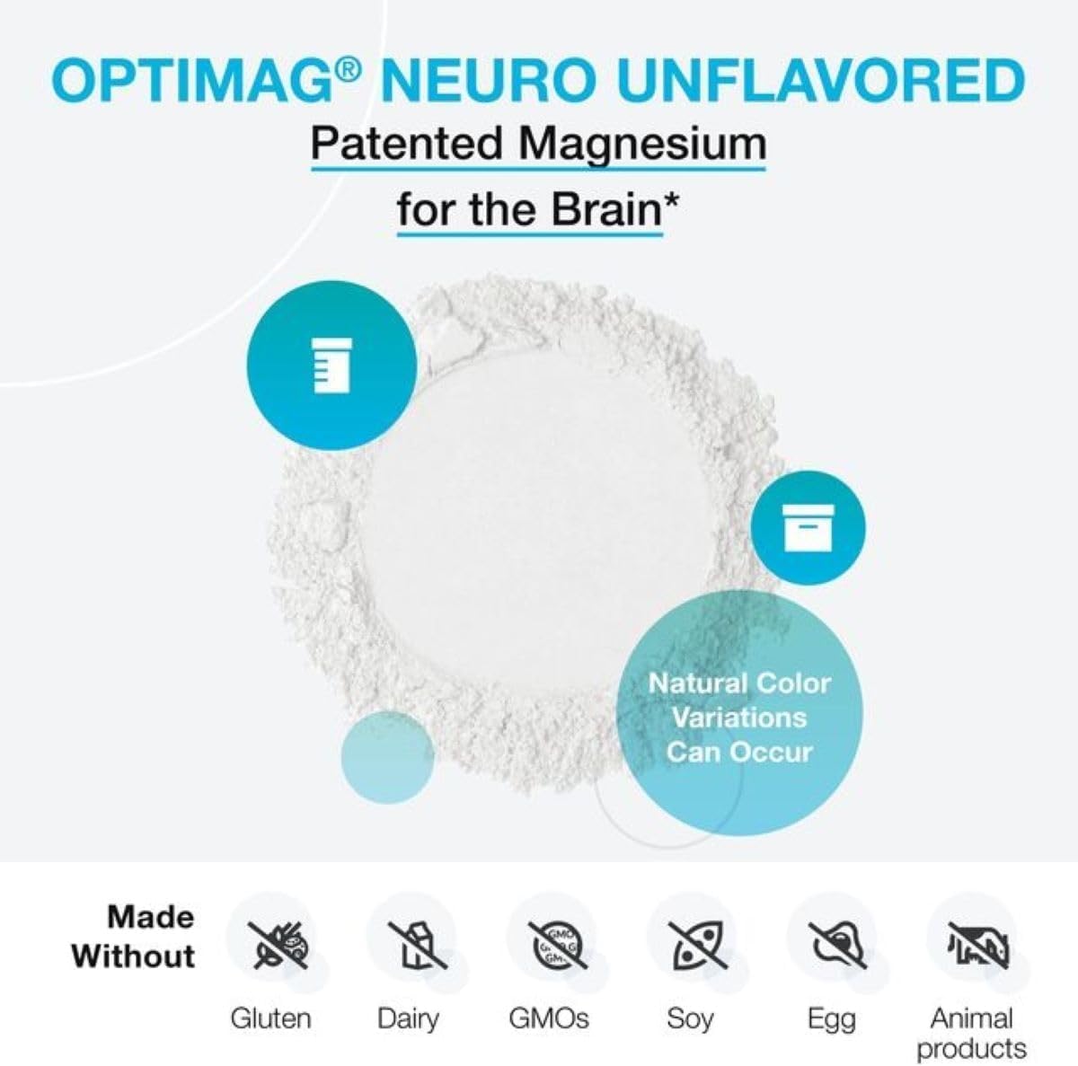XYMOGEN OptiMag Neuro, Unflavored, 3.6 Oz